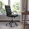 Flash Furniture Mid-Back Black LeatherSoft Executive Swivel Chair GO-2286M-BK-BK-GG - alternate 1